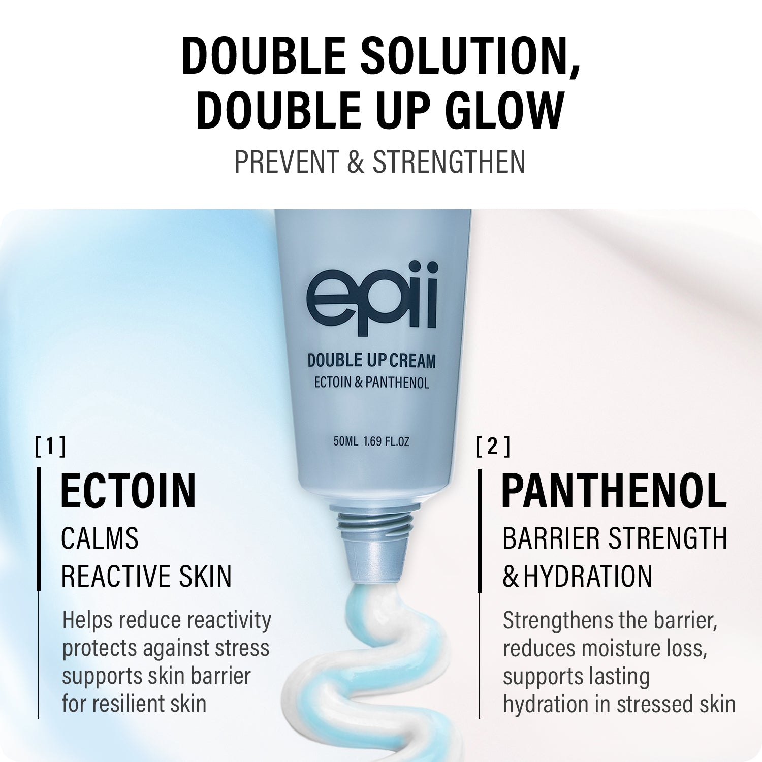 EPII Double Up Cream Ectoin & Panthenol 50ml