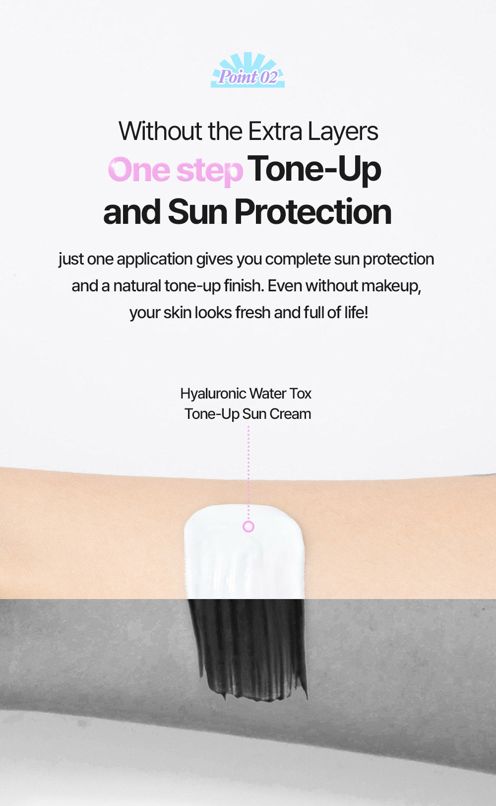 FARMSTAY Hyaluronic Acid Water Tox Tone-Up Sun Cream 70gm