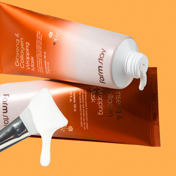FARMSTAY GINSENG & COLLAGEN WRAPPING MASK