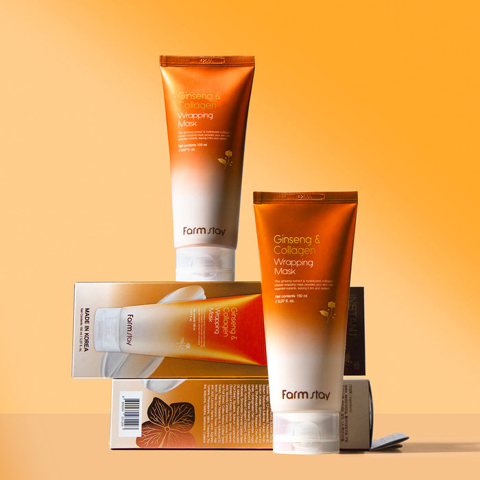FARMSTAY GINSENG & COLLAGEN WRAPPING MASK