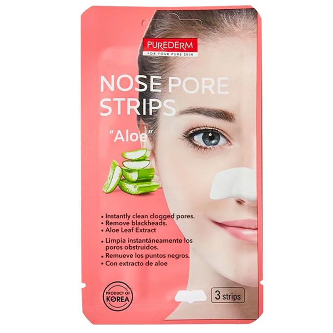 Purederm Nose Pore Strips Aloe 3Pcs