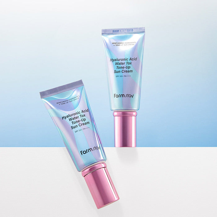 FARMSTAY HYALURONIC ACID WATER TOX TONE-UP SUN CREAM