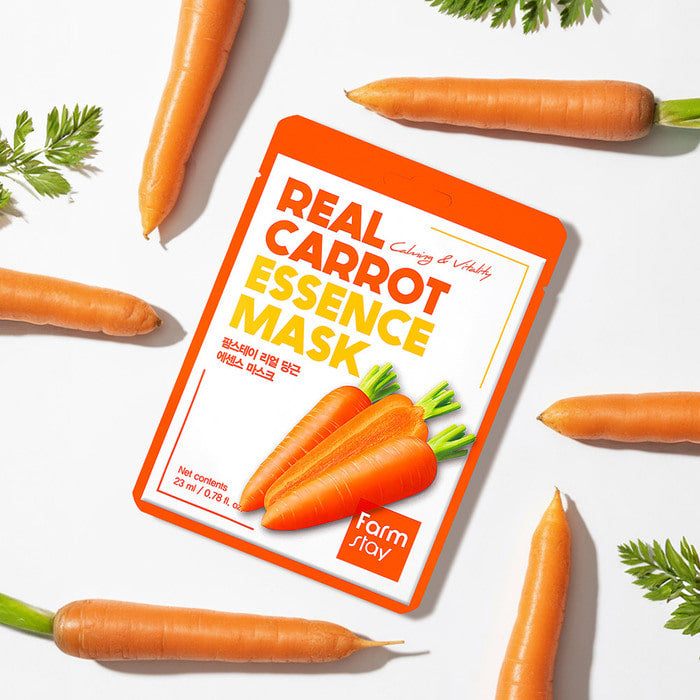 FARMSTAY REAL CARROT ESSENCE MASK
