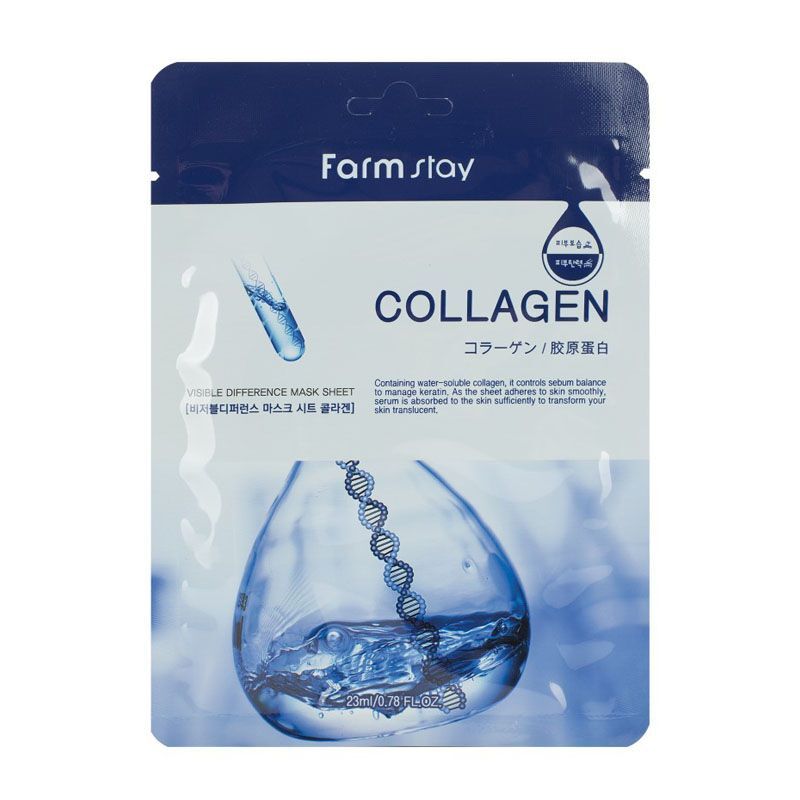 FARMSTAY  Visible Difference Mask Sheet Collagen 1Sheet