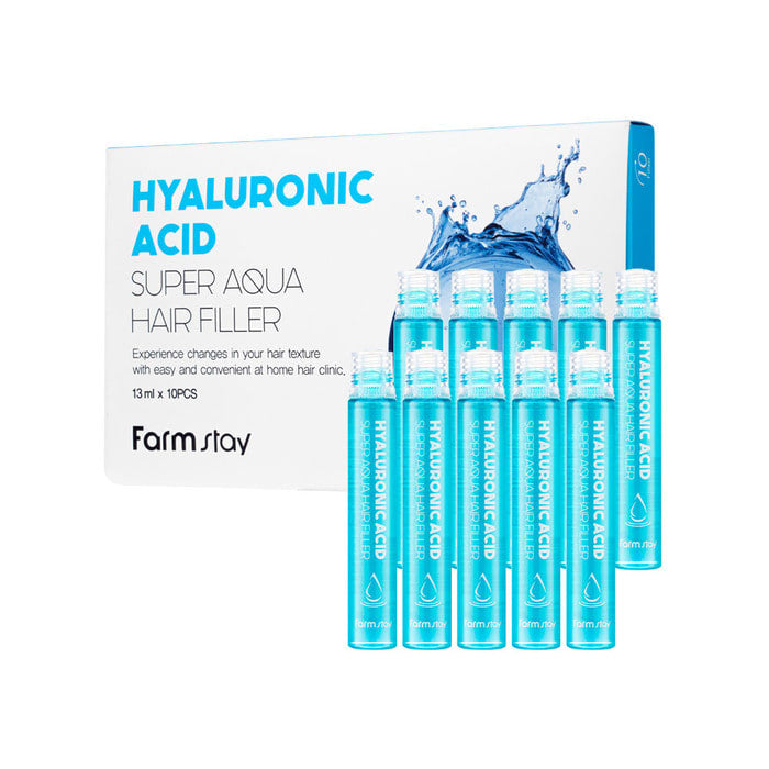 FARMSTAY Hyaluronic Acid Super Aqua Hair Filler (10pcs)