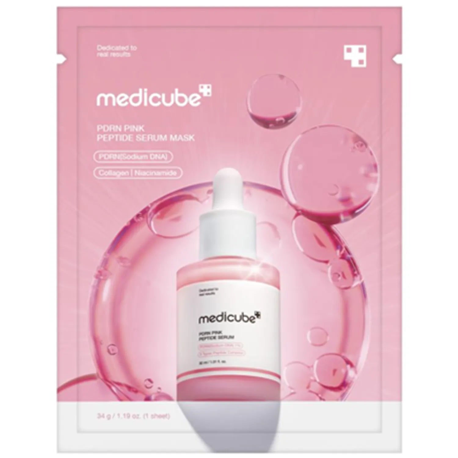MEDICUBE PDRN Pink Peptide Serum Mask 1pc