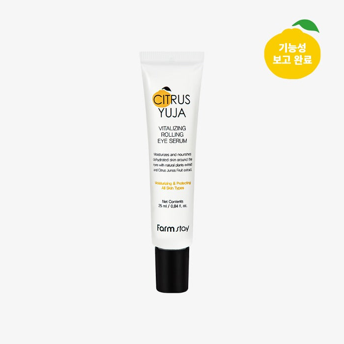 FARMSTAY Citrus Yuja Vitalizing Rolling Eye Serum 25ml