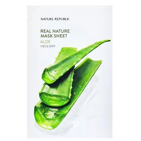 NATUREREPUBLIC real nature mask sheet aloe