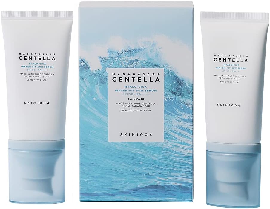 SKIN1004 Madagascar Centella Hyalu-Cica Water-Fit Sun Serum 50ml x 2 (Twin Pack)
