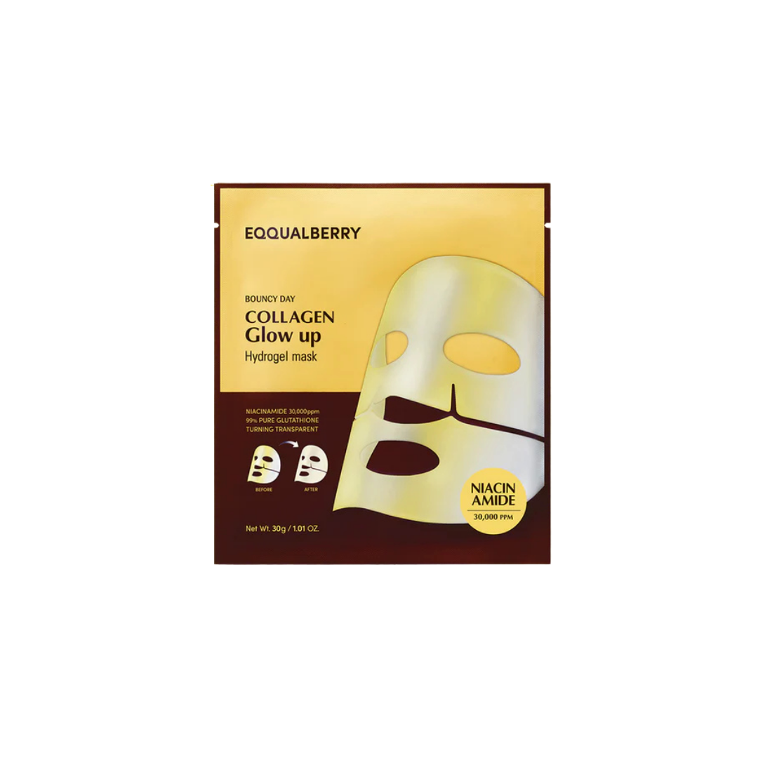 EQQUALBERRY Collagen Gloww Up Hydrogel Mask