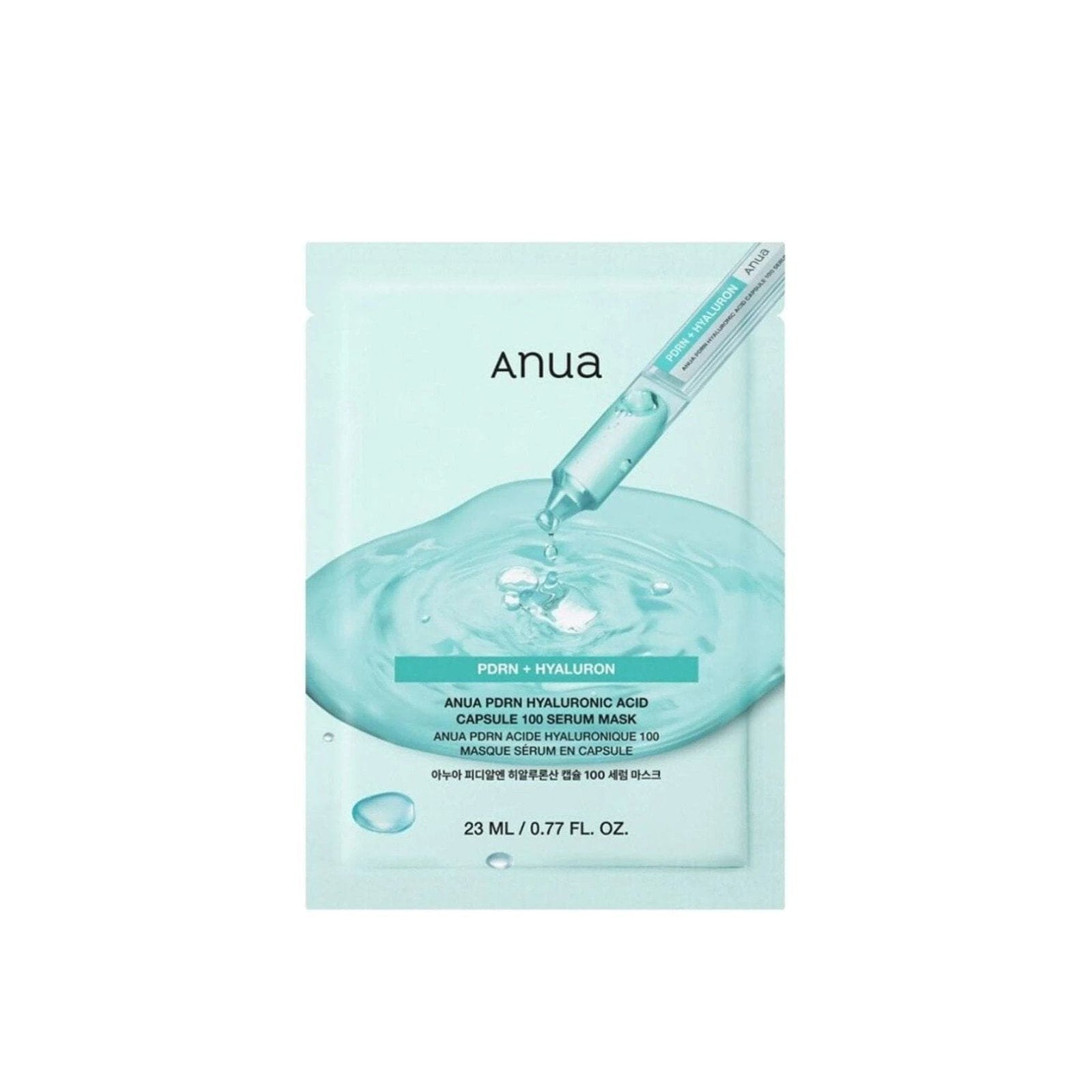 ANUA PDRN Hyaluronic Acid Capsule 100 Serum Mask 23ml