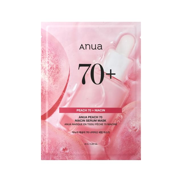 Anua Peach 70% Niacin Serum Mask - 1 Sheet Mask