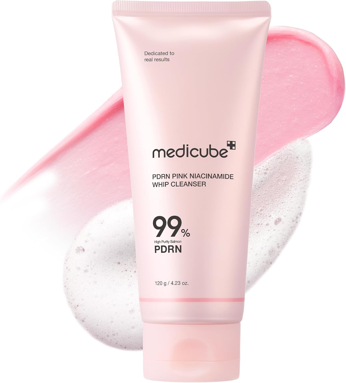 MEDICUBE PDRN Pink Niacinamide Whip Cleanser 120g