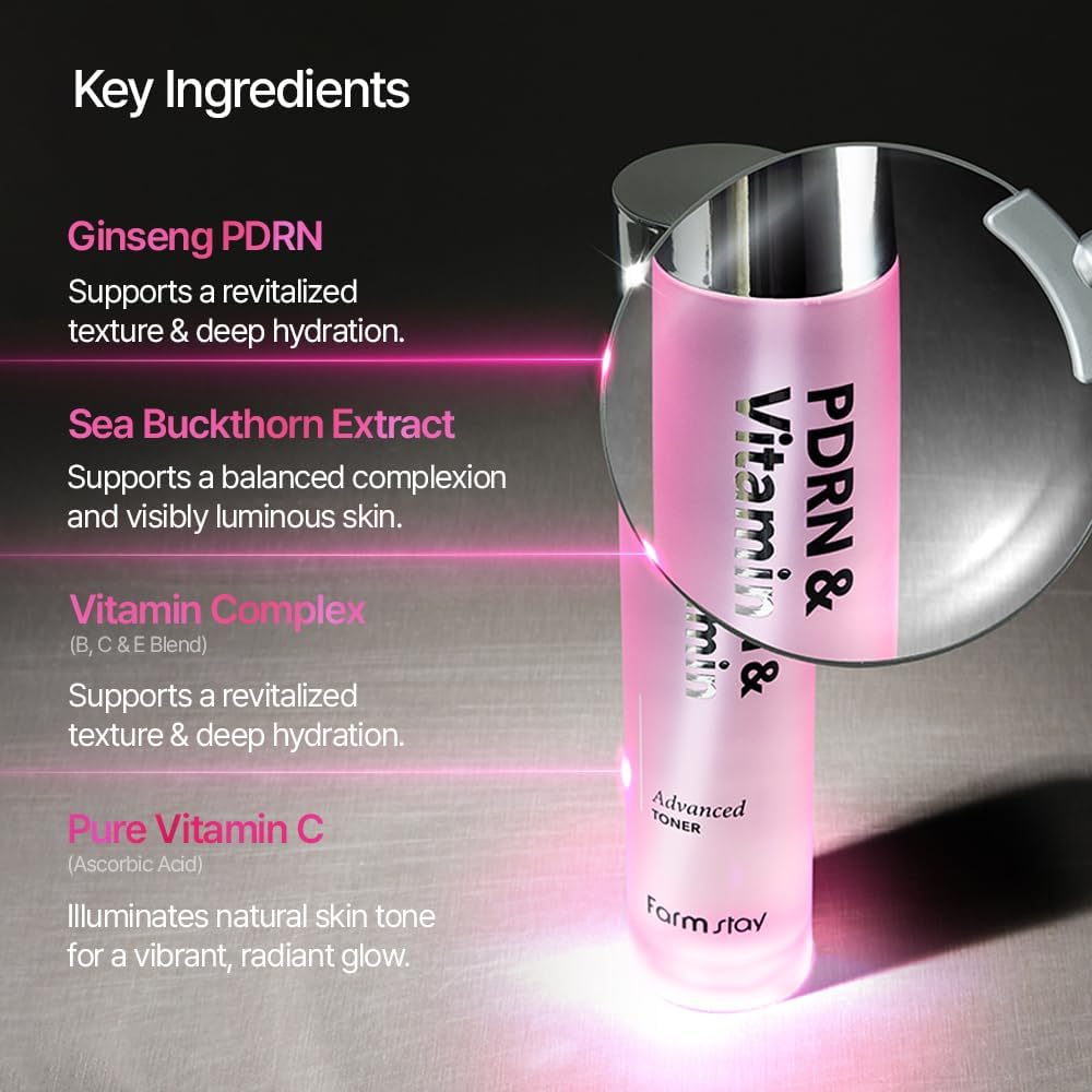 FARMSTAY PDRN & Vitamin Advanced Toner 120ml