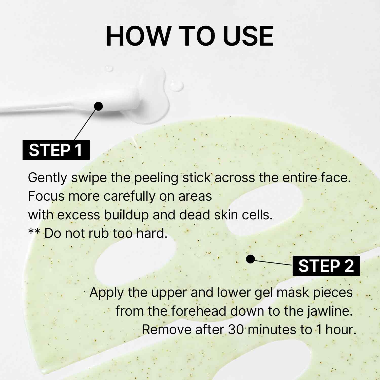 CELIMAX JIWOOGAE Cica PHA Peel 2-Step Gel Mask
