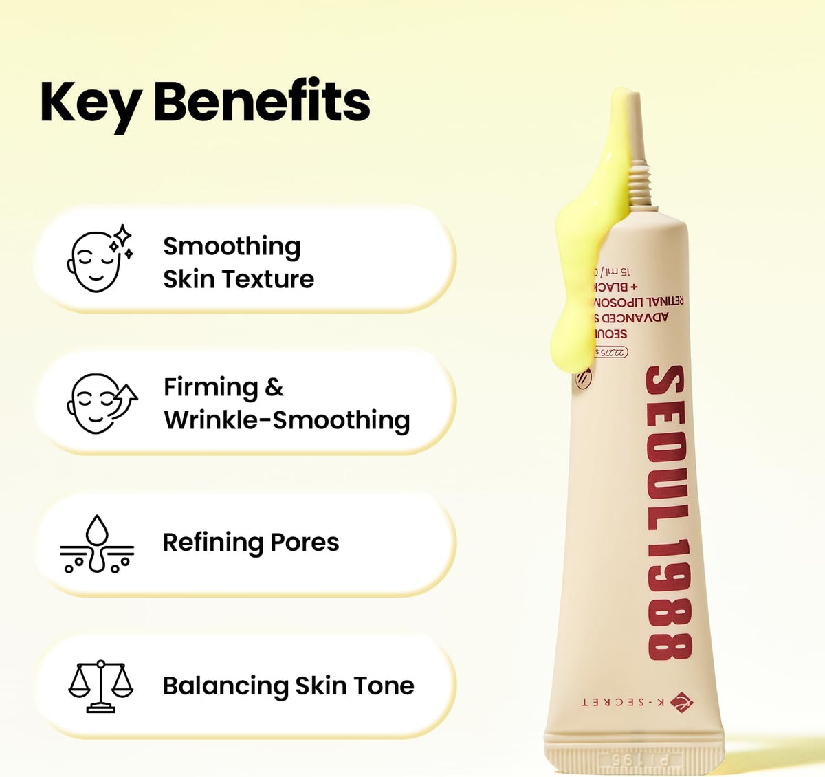 K-SECRET SEOUL 1988 Advanced Shot Retinal Liposome 12% + Black Rice 15ml