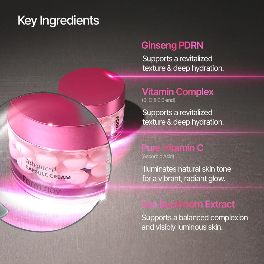 FARMSTAY PDRN & Vitamin Advanced Capsule Cream 55ml