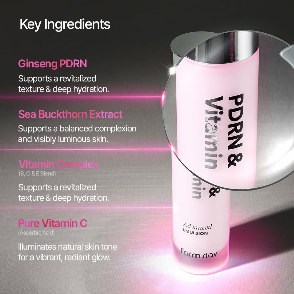 FARMSTAY PDRN & Vitamin Advanced Emulsion 100ml