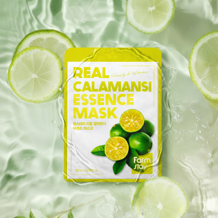FARMSTAY REAL CALAMANSI ESSENCE MASK