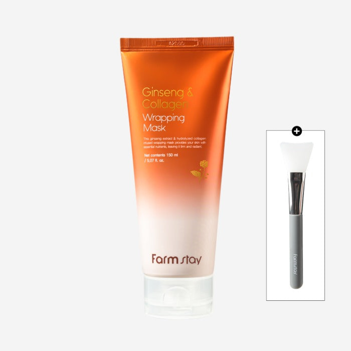 FARMSTAY GINSENG & COLLAGEN WRAPPING MASK