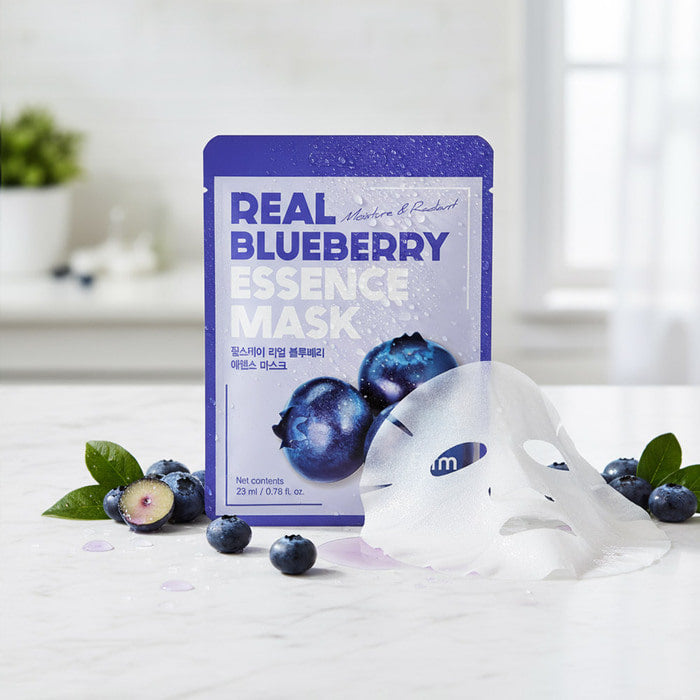 FARMSTAY REAL BLUEBERRY ESSENCE MASK