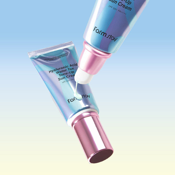 FARMSTAY HYALURONIC ACID WATER TOX TONE-UP SUN CREAM