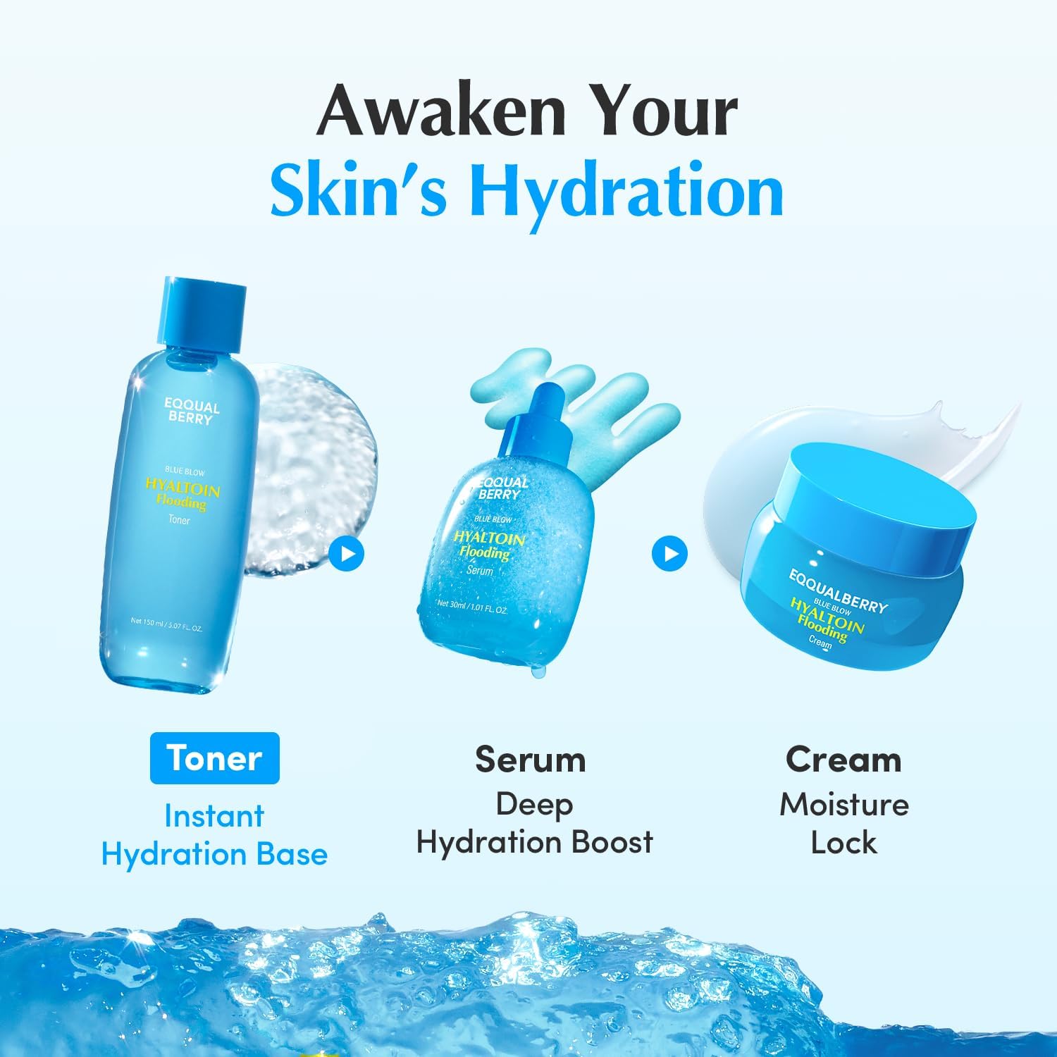 EQQUALBERRY Hyaltoin Flooding Toner 150ml