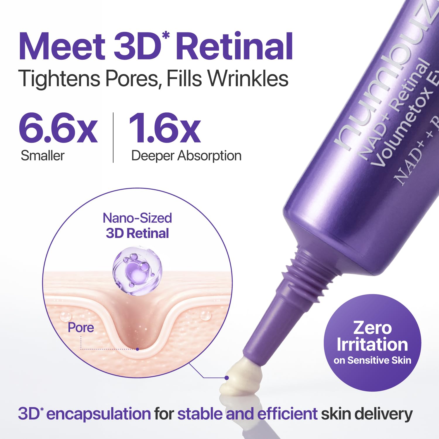 NUMBUZIN No.9 NAD+ Retinal Volumetox Eye Cream 20ml