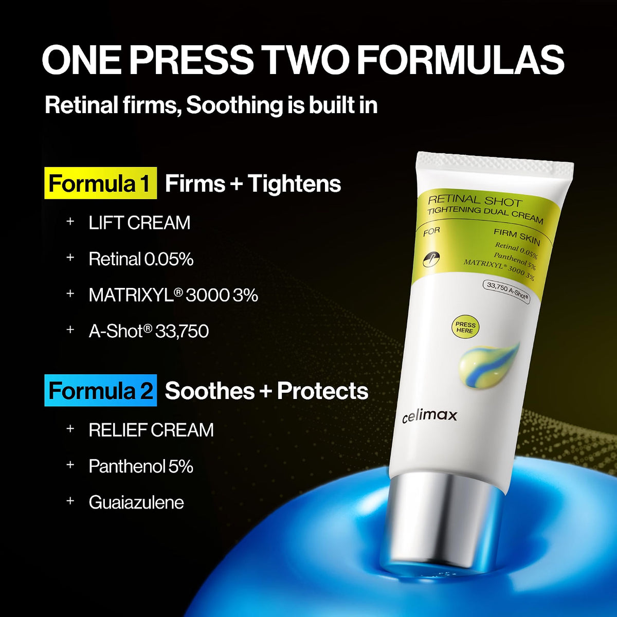 CELIMAX The Vita-A Retinal Shot Tightening Dual Cream 50ml