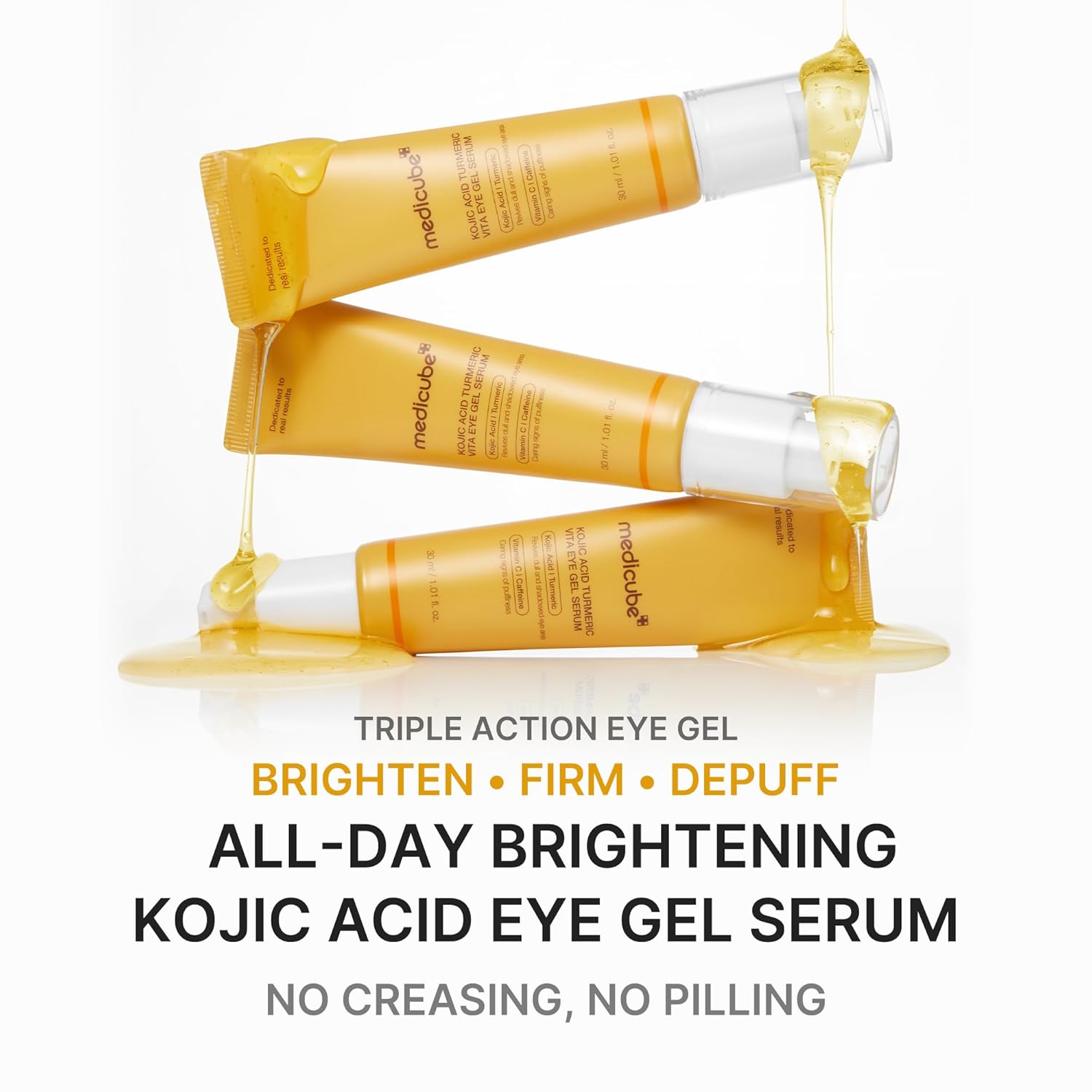 MEDICUBE Kojic Acid Turmeric Vita Eye Gel Serum 30ml