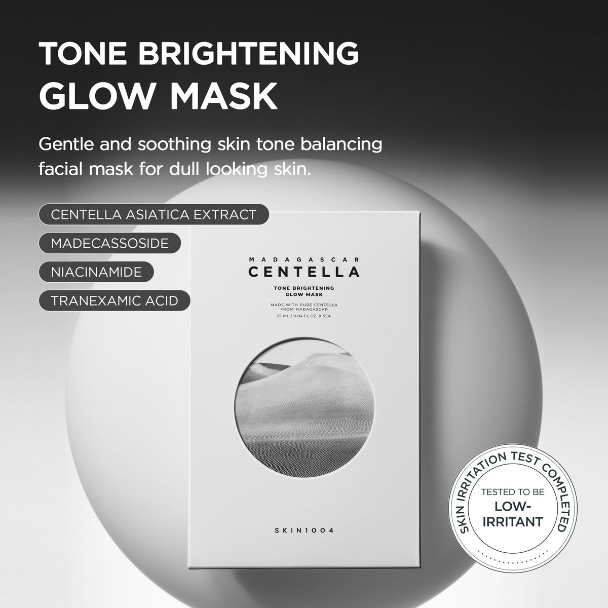 SKIN1004 Madagascar Centella Tone Brightening Glow Mask 25ml x 5ea