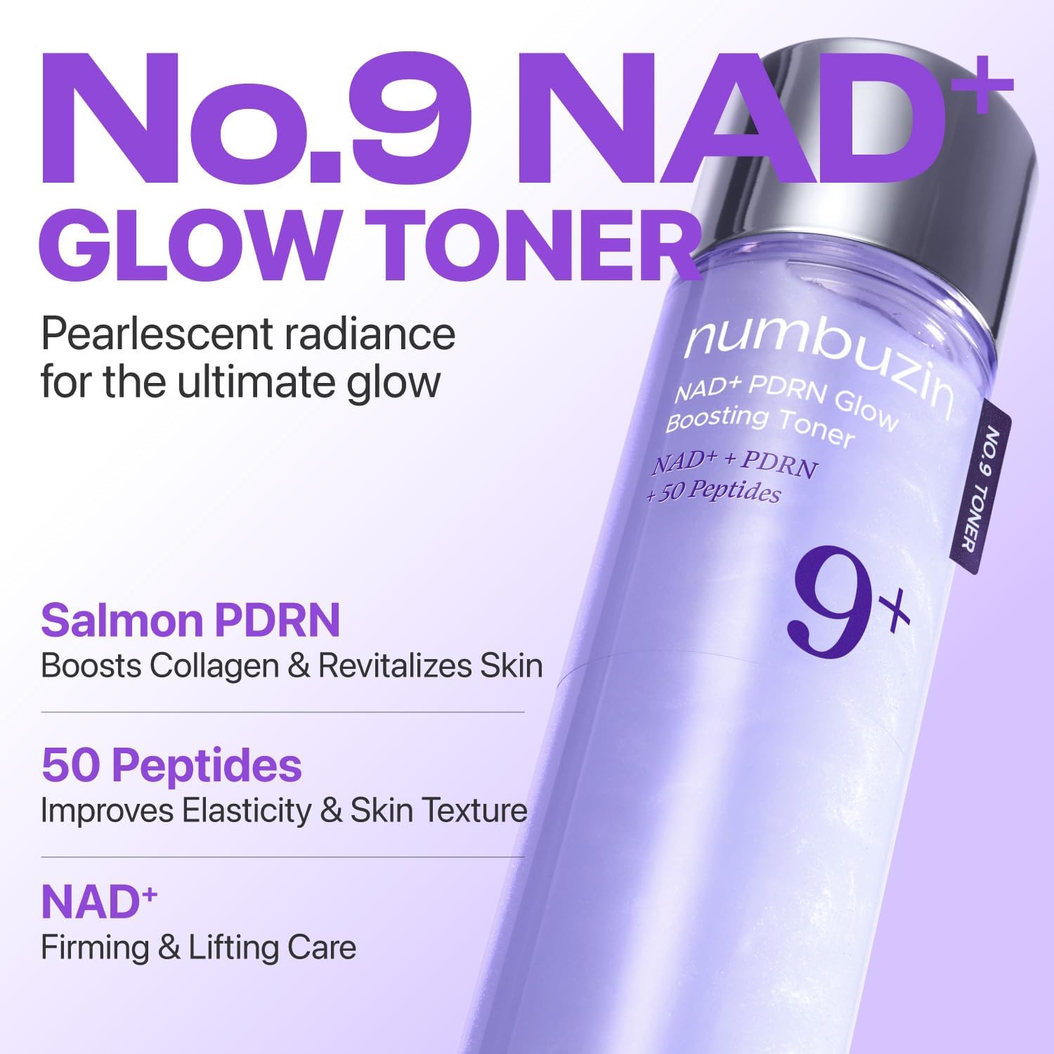 NUMBUZIN No.9 NAD+ Salmon PDRN Glow Boosting Toner 150ml