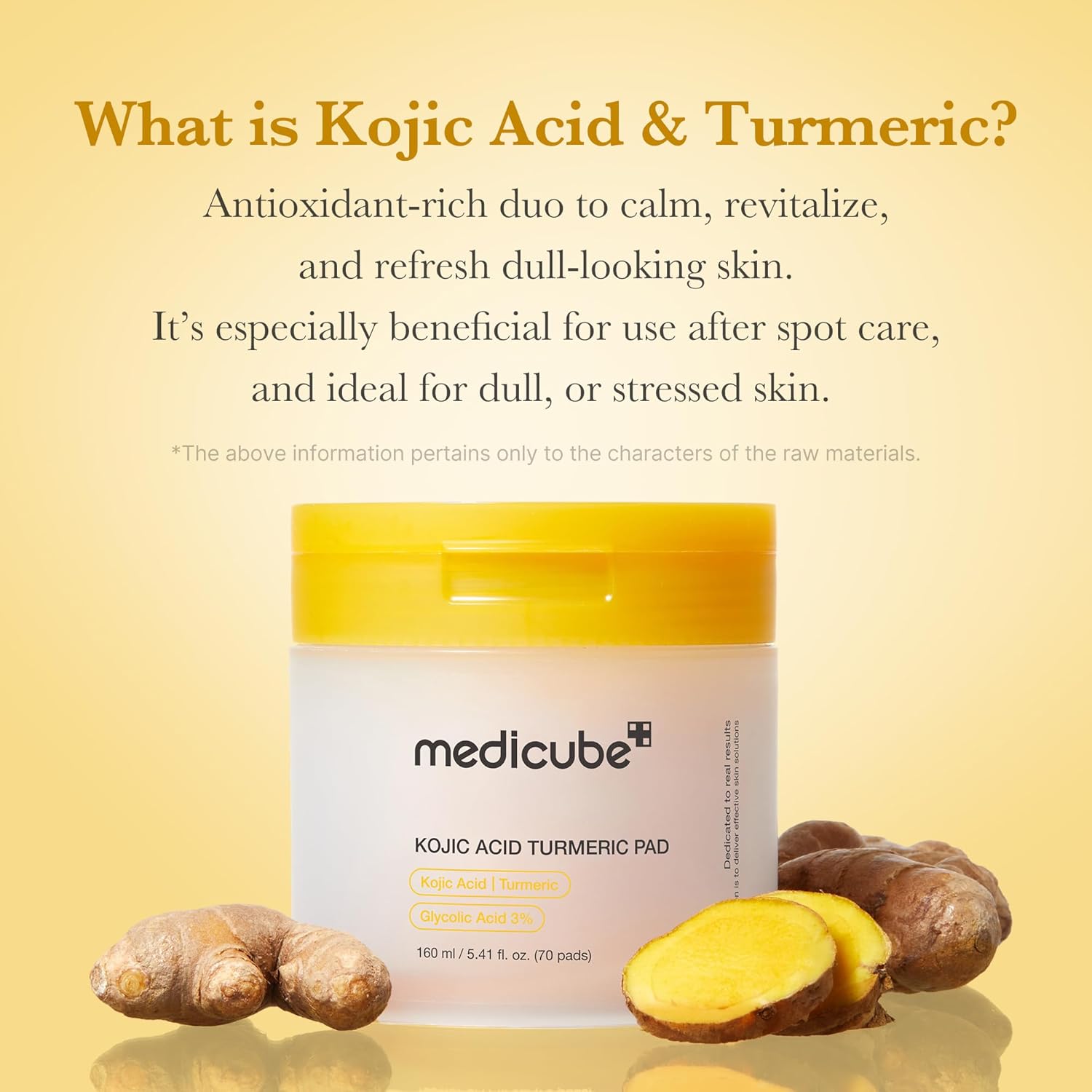 MEDICUBE Kojic Acid Turmeric Pad 70 Pads