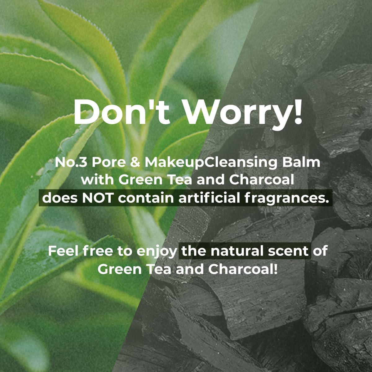 NUMBUZIN no.3 Skin Softening Mask-cleansing balm Green Tee Extract + Charcoal 85g