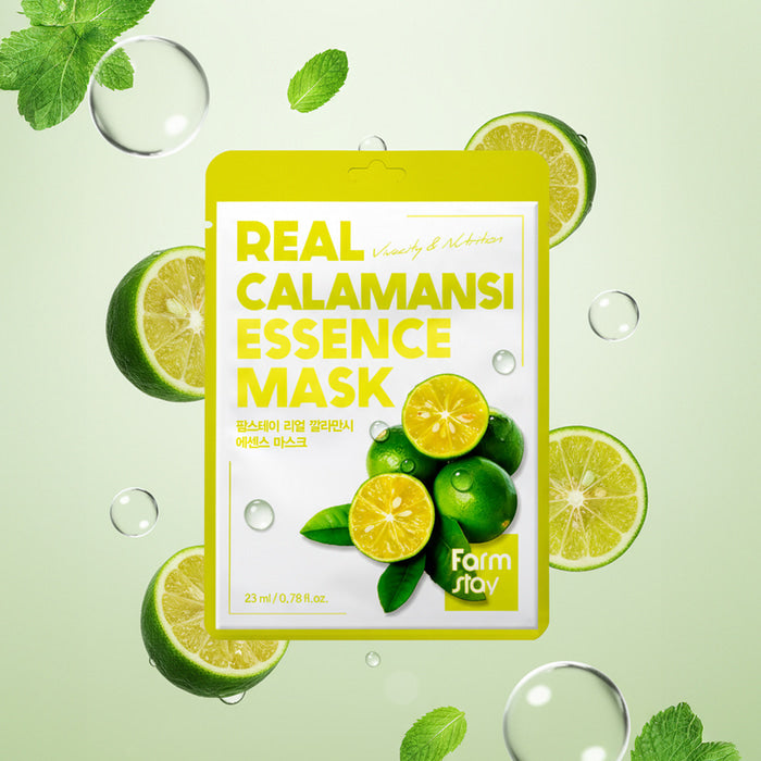 FARMSTAY REAL CALAMANSI ESSENCE MASK
