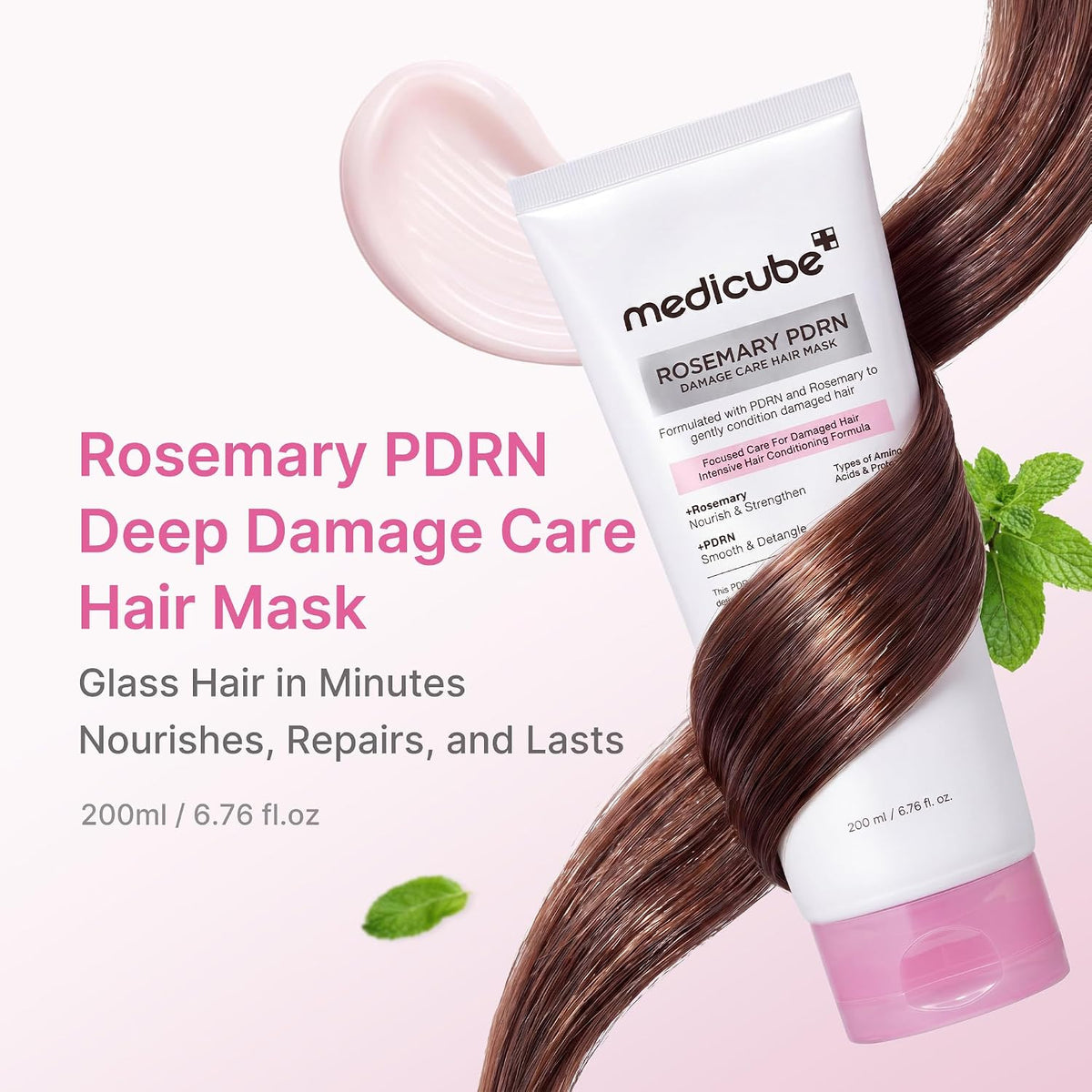 MEDICUBE Rosemary PDRN Damage Care Hair Mask 200ml