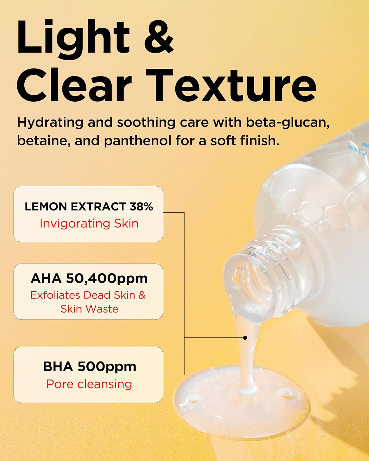 TOCOBO AHA BHA LEMON TONER 150ML