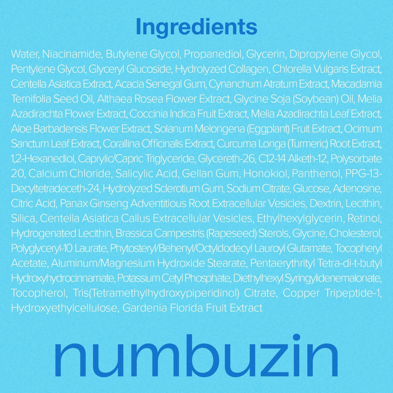 Numbuzin No.3 Blue Bio-Retinol Pore Refining Serum 30ml