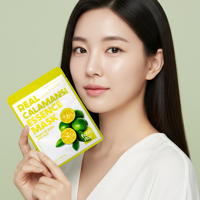 FARMSTAY REAL CALAMANSI ESSENCE MASK