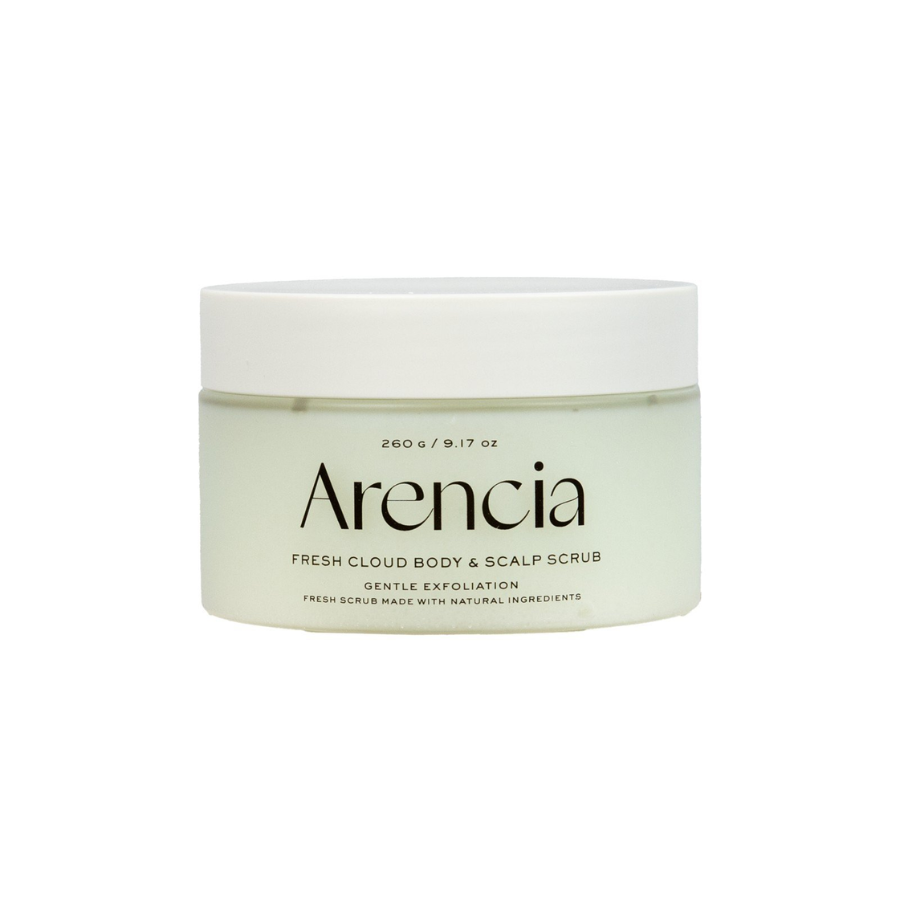 Arencia Fresh Cloud Body & Scalp Scrub Geranium & Primrose 260g