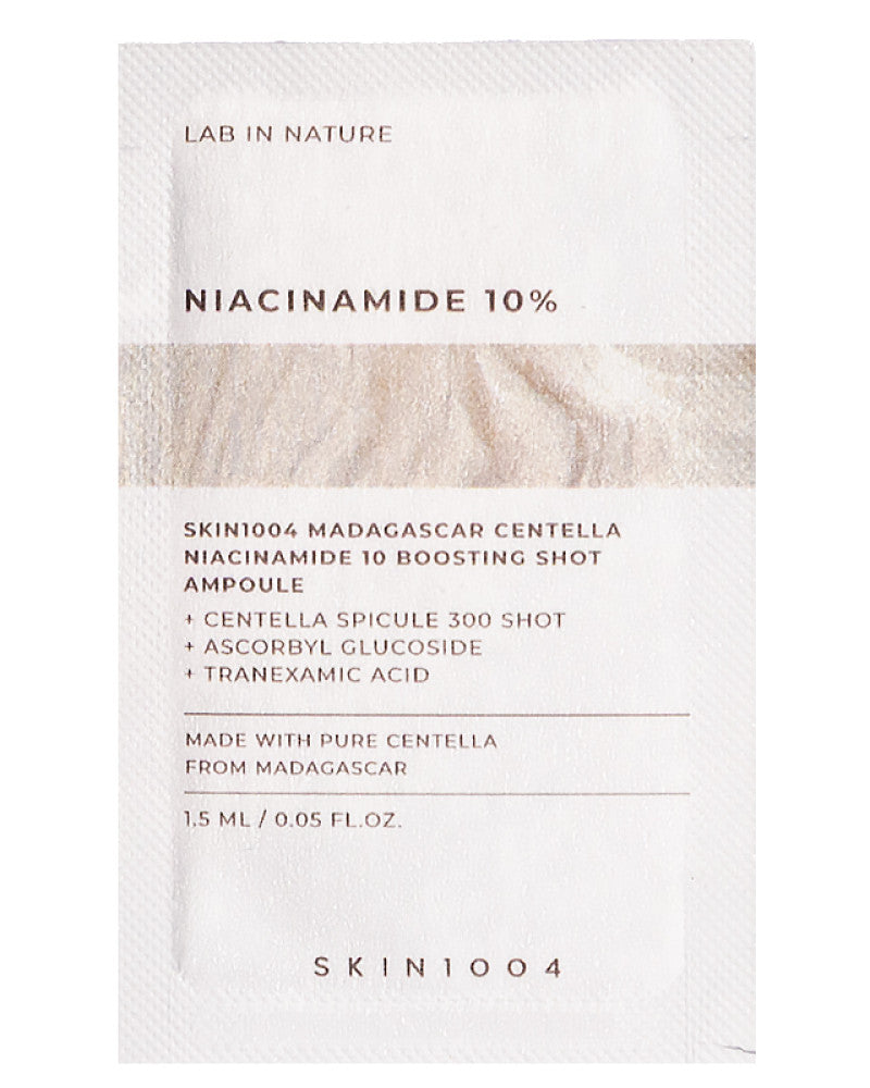 SKIN1004 Madagascar Centella Niacinamide 10 Boosting Shot Ampoule 1.5ml sachet