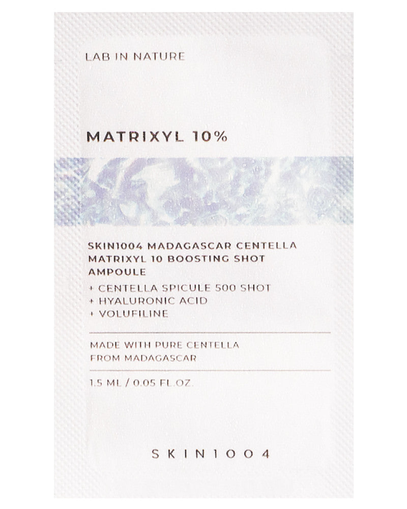 SKIN1004 Madagascar Centella Matrixyl 10 Boosting Shot Ampoule 1.5ml sachet