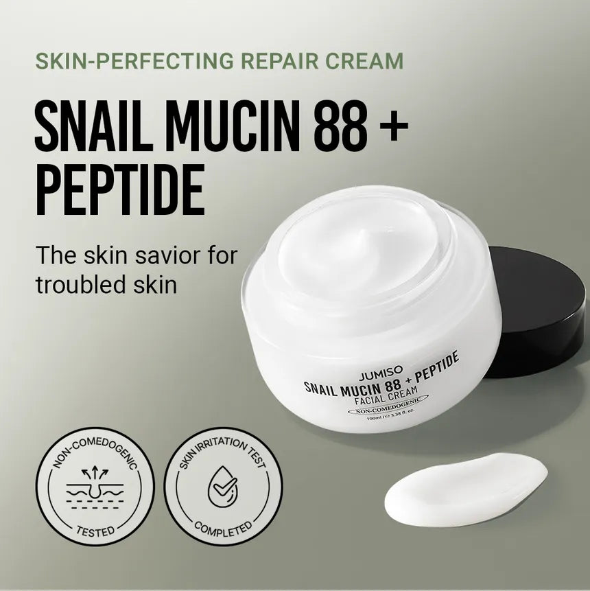 JUMISO Snail Mucin 88 + Peptide Facial Cream 100ml