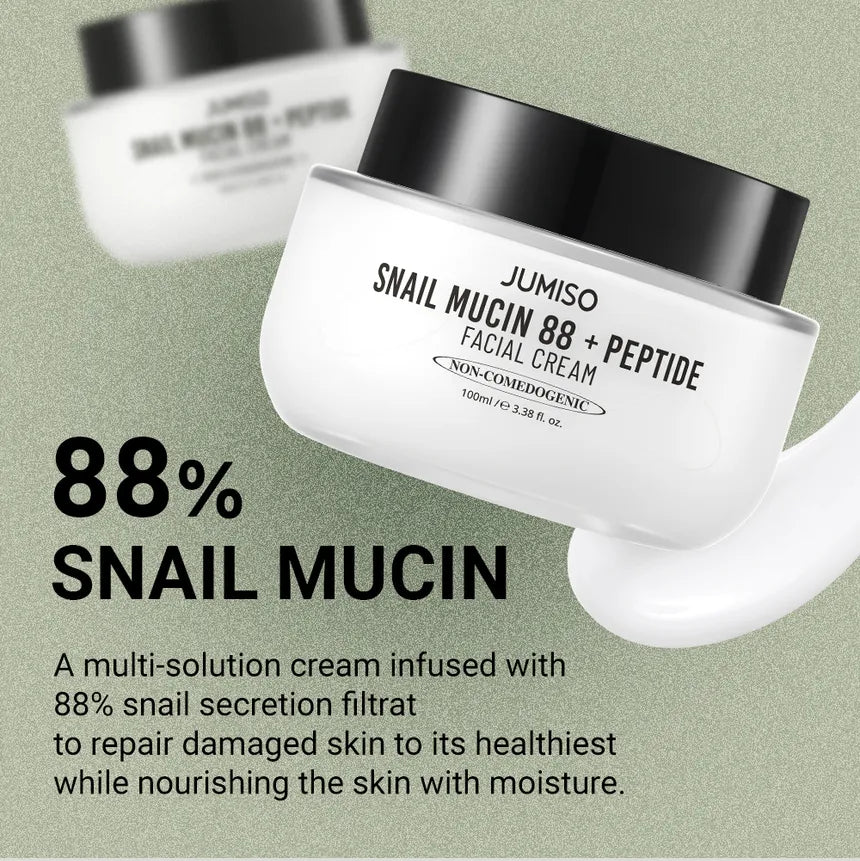 JUMISO Snail Mucin 88 + Peptide Facial Cream 100ml
