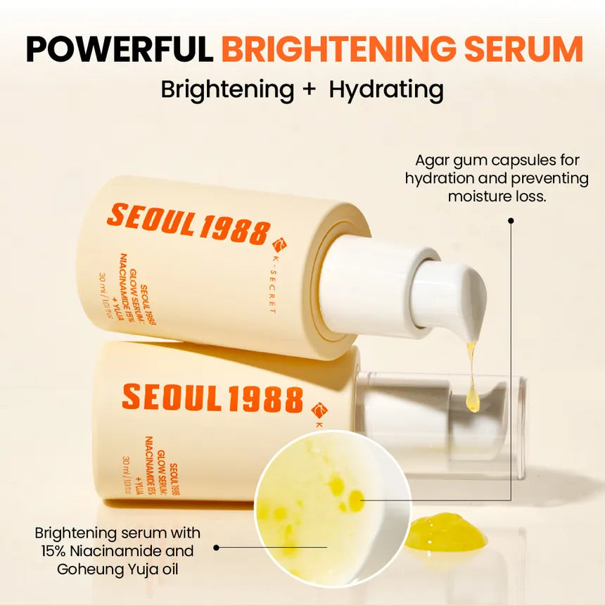 KSECRET SEOUL1988 Glow Serum: Niacinamide 15% + Yuja 30ml