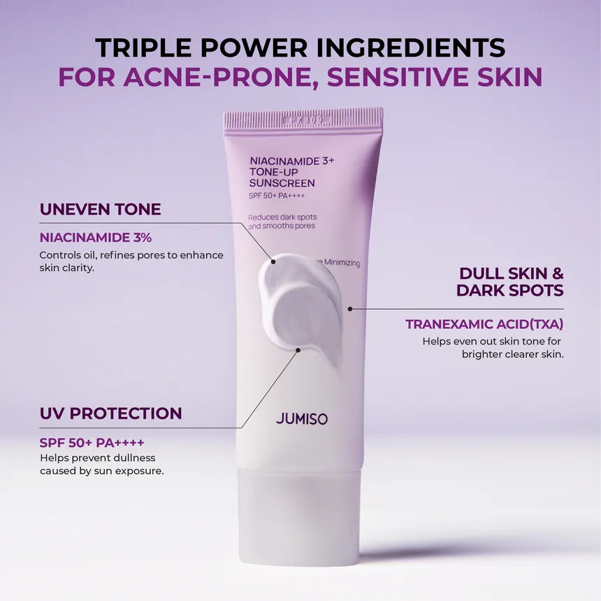 JUMISO Niacinamide 3+ Tone-Up Sunscreen 40ml