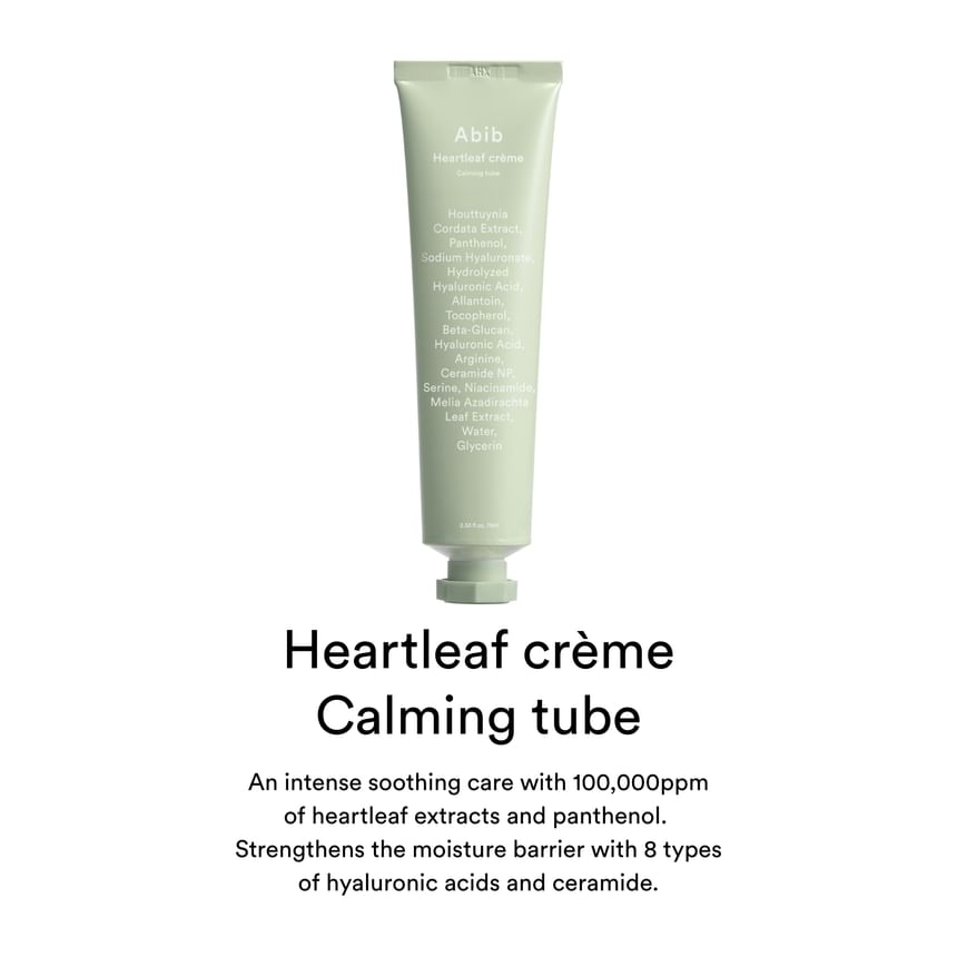 ABIB Heartleaf Crème Calming Tube 75ml