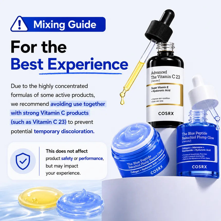 COSRX The Blue Peptide Bakuchiol Plump Glow Serum 50ml
