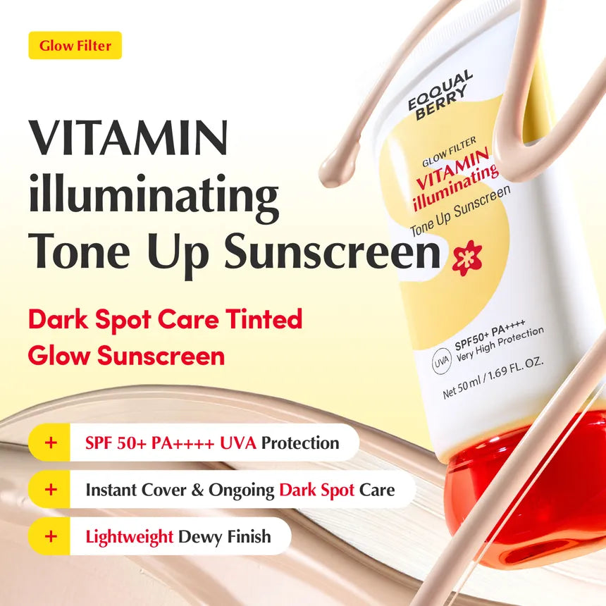 EQQUALBERRY Vitamin Illuminating Tone Up Sunscreen 50ml