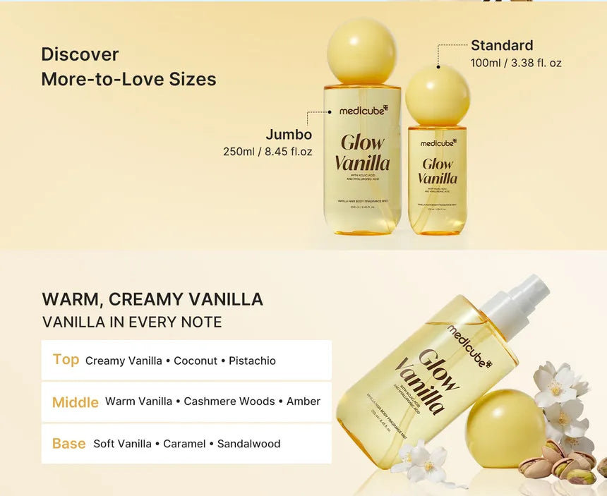 MEDICUBE Vanilla Hair Body Fragrance Mist 30ml